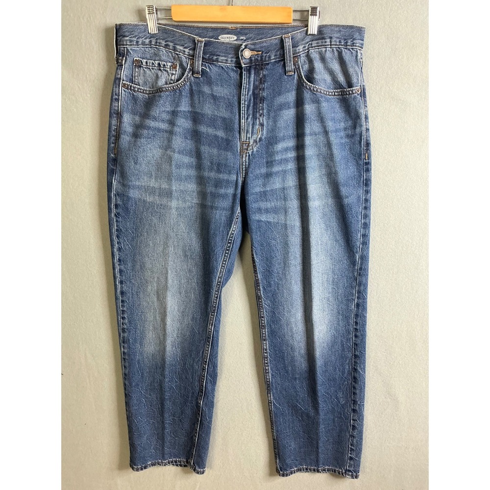 Old Navy Jeans Men's 36 Loose Fit Jeans Distressed Denim